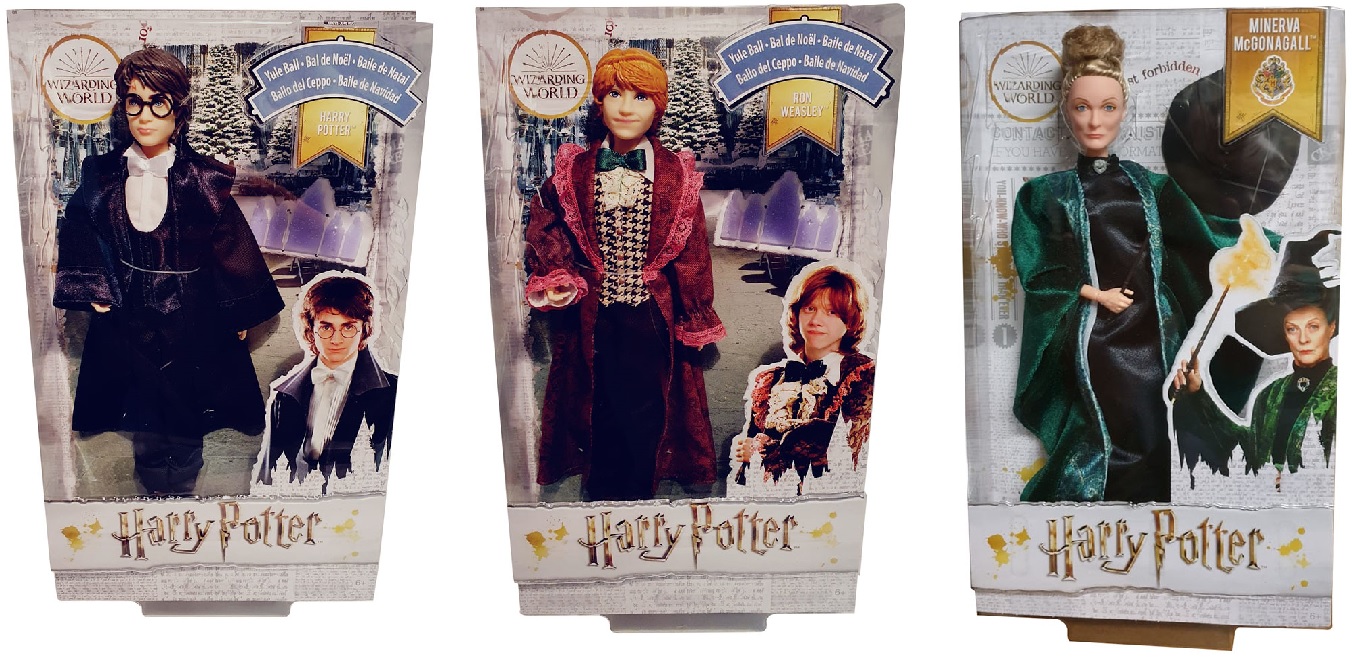 Mattel Harry Potter 3er Puppen-Set Wizarding World mit GFG13 Harry
